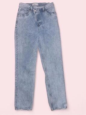 Abercrombie & Fitch Light Blue Straight-Leg Women's Jeans
